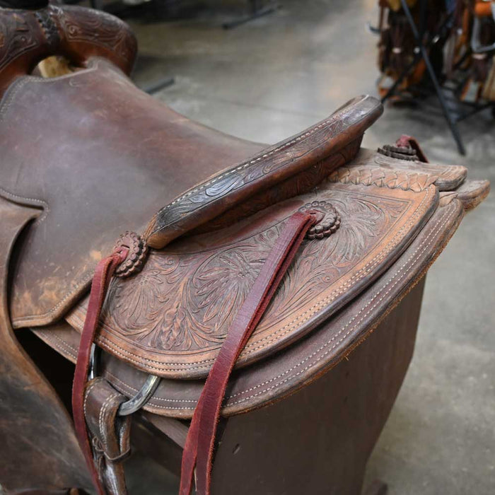 16" USED COWPUNCHER RANCH SADDLE Saddles - Used Cowpuncher