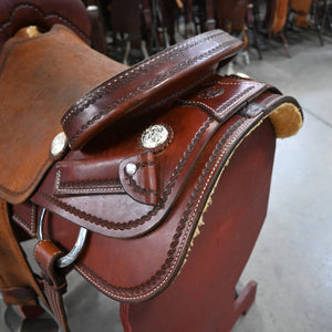 15" USED COATS RANCH CUTTER SADDLE