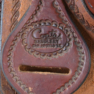 15" USED COATS RANCH CUTTER SADDLE