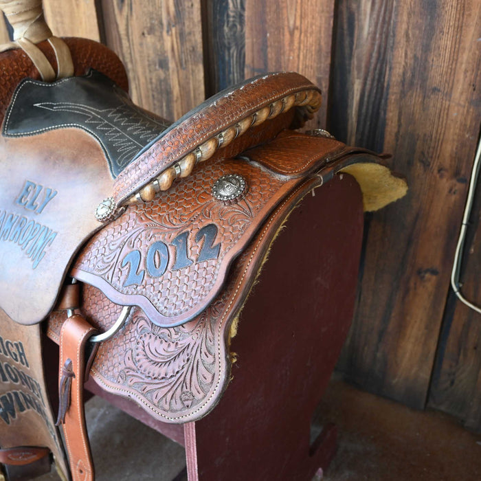 14.5" USED COWBOY CLASSIC TEAM ROPING SADDLE Saddles - Used Cowboy Classic Saddlery