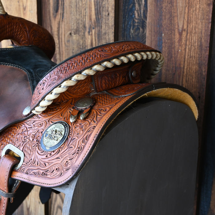 14" USED CIRCLE Y MARTHA JOSEY BARREL SADDLE Saddles - Used Circle Y Saddlery