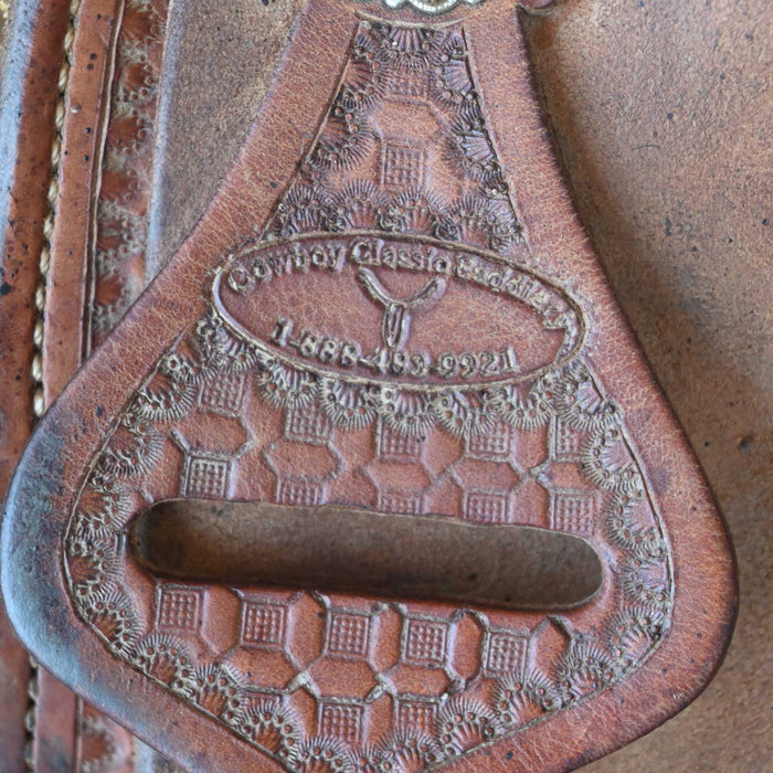14.5" USED COWBOY CLASSIC TEAM ROPING SADDLE Saddles - Used Cowboy Classic Saddlery