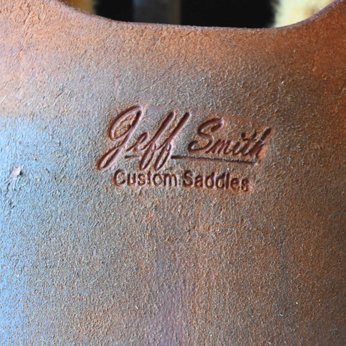 14.5" USED JEFF SMITH BUSTER WELCH RANCH CUTTER SADDLE