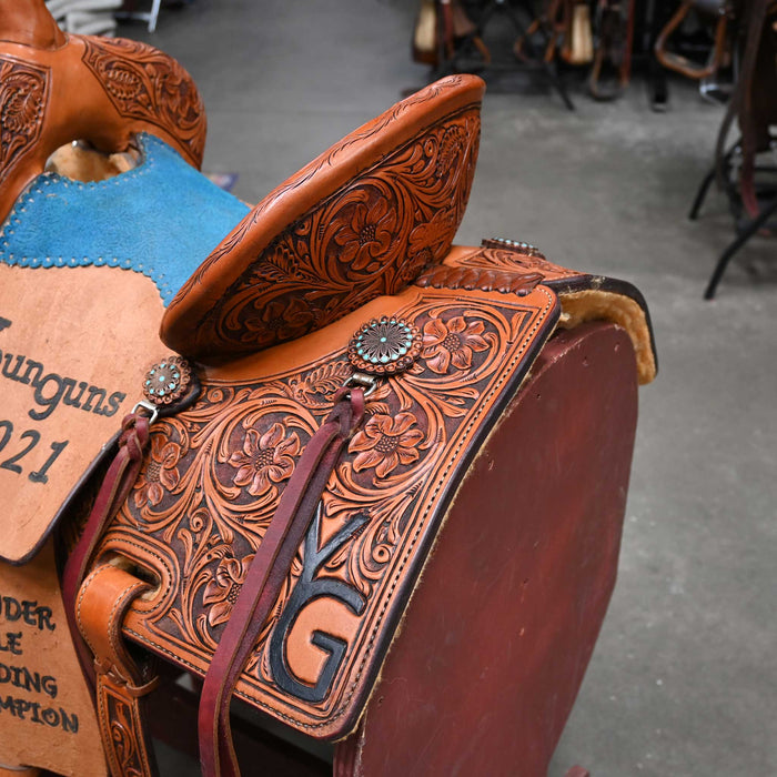 12.5" USED SCOTT THOMAS BARREL SADDLE