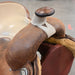15" USED BURNS COW HORSE SADDLE Saddles - Used Burns Saddlery