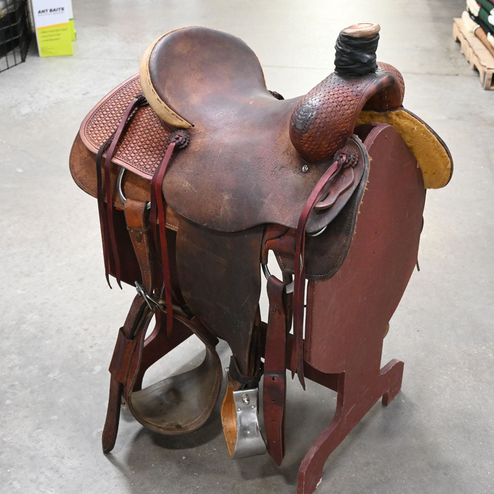 15.5" USED FORT WORTH RANCH SADDLE