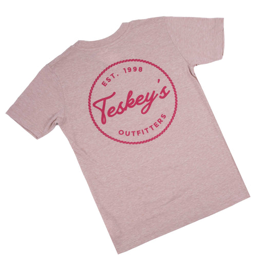 Teskey's Youth Outfitter Rope Circle Tee - Mauve TESKEY'S GEAR - Youth SS Shirts Teskey's