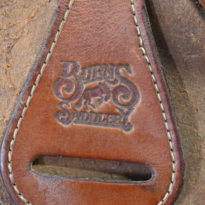 15" USED BURNS COW HORSE SADDLE Saddles Burns Saddlery