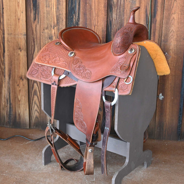 16" USED BOB'S CUSTOM CUTTING SADDLE