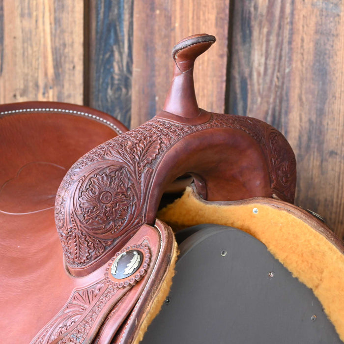 16" USED BOB'S CUSTOM CUTTING SADDLE