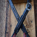Ross Bullinger 5/8" Split Ear Black Leather Headstall 094 Tack - Headstalls Ross Bullinger
