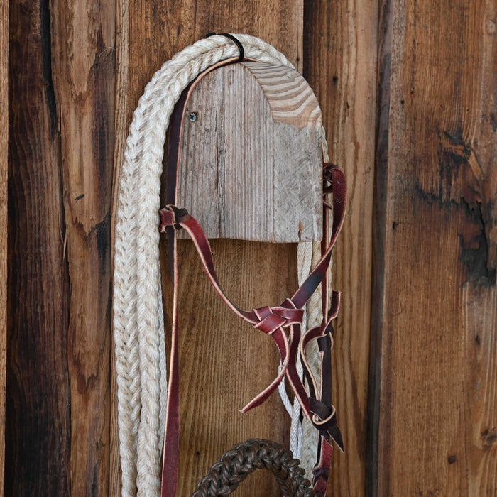 Waxed Rope Loping Hackamore w/Browband