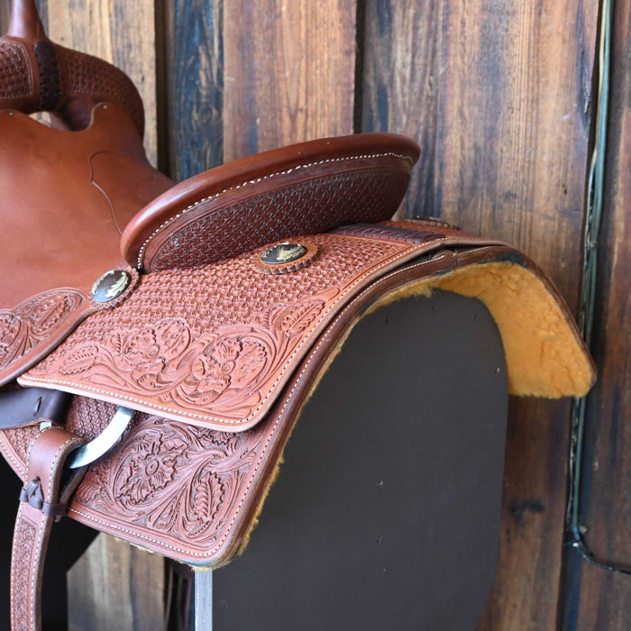 16" USED BOB'S CUSTOM CUTTING SADDLE
