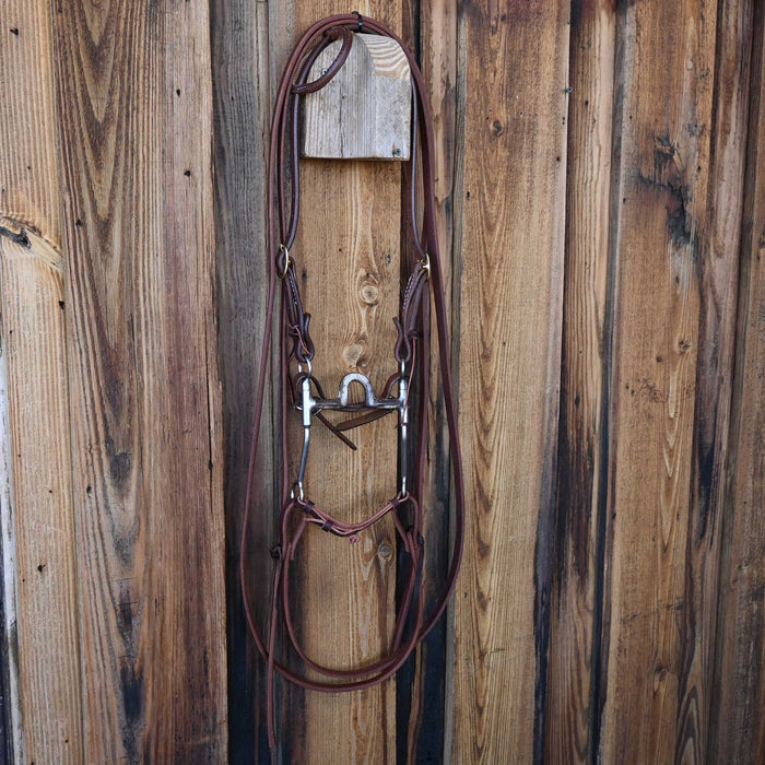Reinsman Flat Port Bridle Rig w/All New Leather