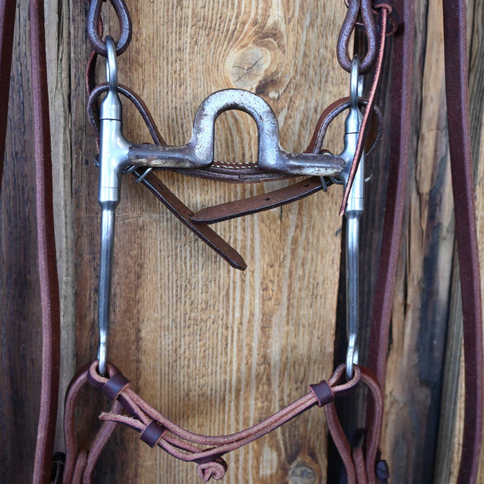 Reinsman Flat Port Bridle Rig w/All New Leather