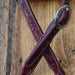 Ross Bullinger 3/4" Split Ear Burgundy Leather Headstall 095 Tack - Headstalls Ross Bullinger