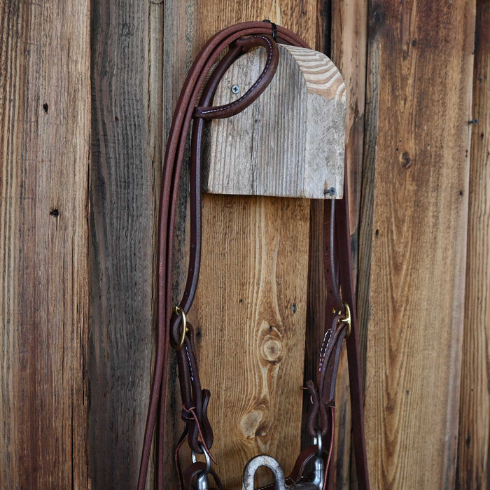 Reinsman Flat Port Bridle Rig w/All New Leather