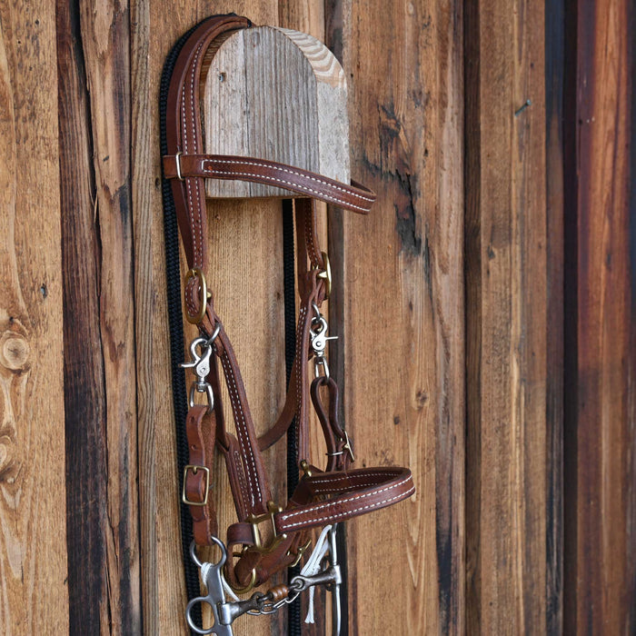 Professional's Choice Dogbone Bridle Rig w/Browband Headstall