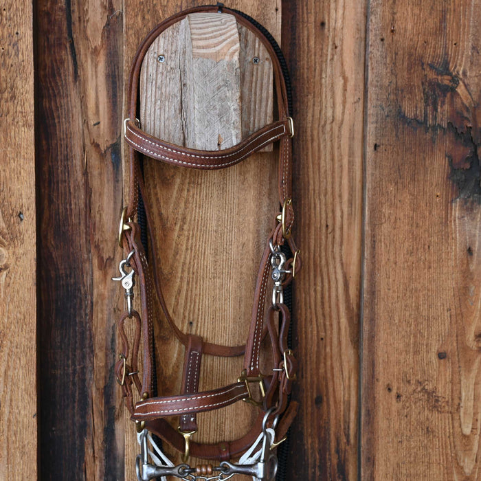 Professional's Choice Dogbone Bridle Rig w/Browband Headstall