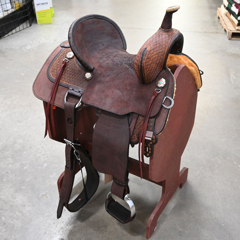 14.5" CIRCLE Y JOSEY CASH MONEY BARREL SADDLE Saddles - New Circle Y Saddlery