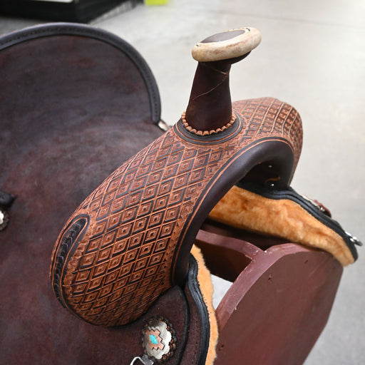 14.5" CIRCLE Y JOSEY CASH MONEY BARREL SADDLE Saddles - New Circle Y Saddlery