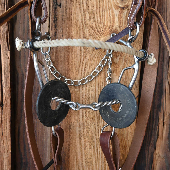 Twisted Wire Dogbone Bridle Rig w/All New Leather
