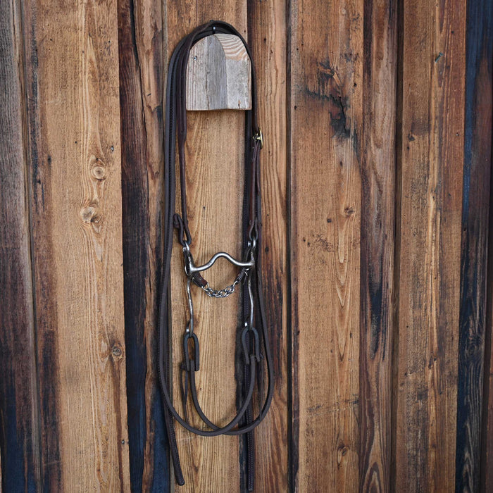 Brandon Bradley Solid Port Bridle Rig w/Split Ear Headstall