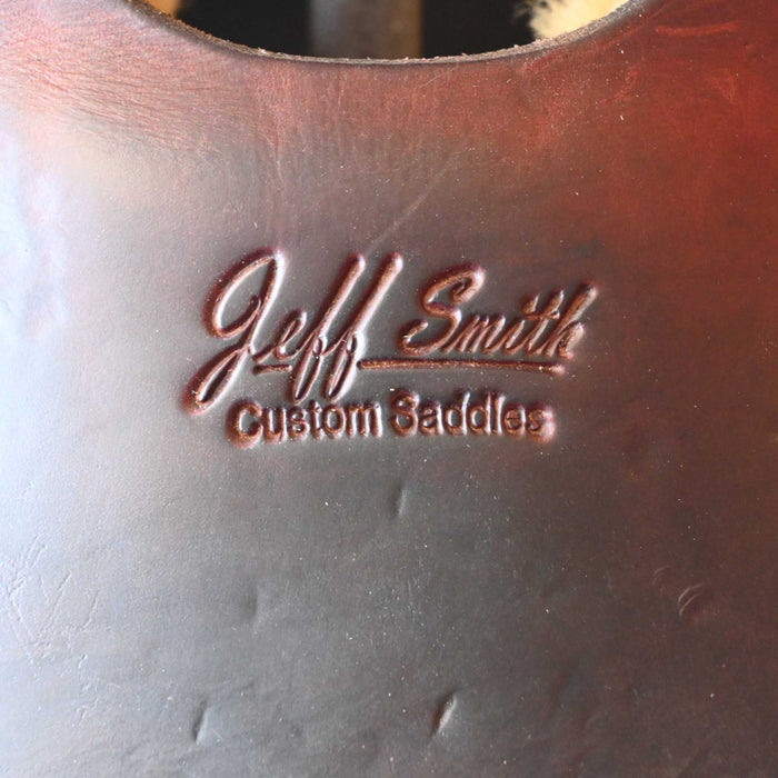 16" USED JEFF SMTH BEAU GALYEAN CUTTING SADDLE