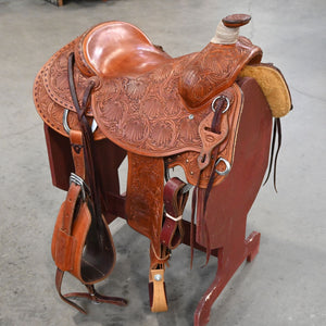 15" USED JEFF SMITH COWBOY SADDLE