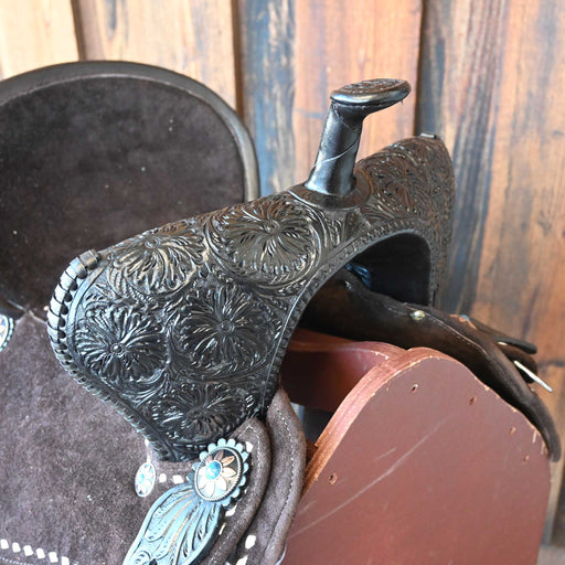 14" SEVEN LIGHTWEIGHT (WOOD TREE) BARREL SADDLE Saddles - Used Seven Saddle