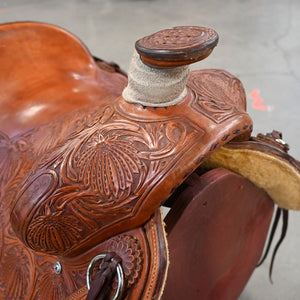 15" USED JEFF SMITH COWBOY SADDLE