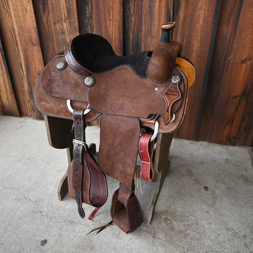 14.5" TESKEY'S TEAM ROPING SADDLE Saddles - New Teskey's Saddlery