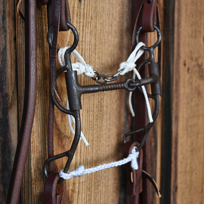 Corkscrew Snaffle Bridle Rig w/All New Leather