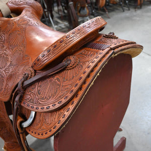 15" USED JEFF SMITH COWBOY SADDLE