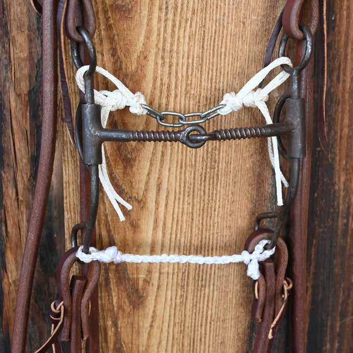 Corkscrew Snaffle Bridle Rig w/All New Leather