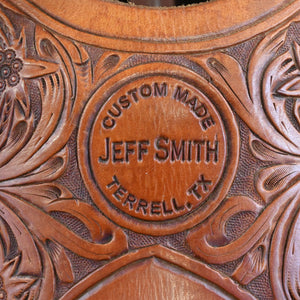 15" USED JEFF SMITH COWBOY SADDLE