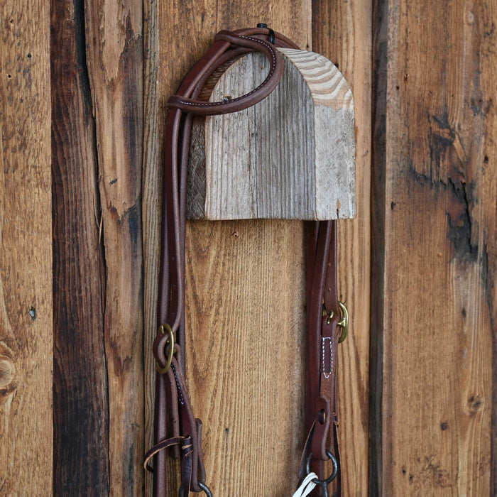 Corkscrew Snaffle Bridle Rig w/All New Leather