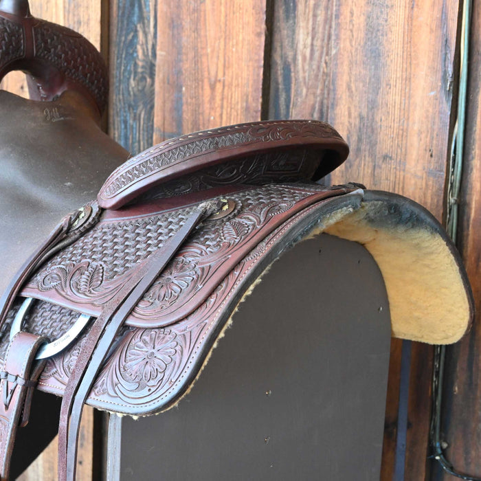 16.5" USED JEFF SMITH BUSTER WELCH CUTTING SADDLE