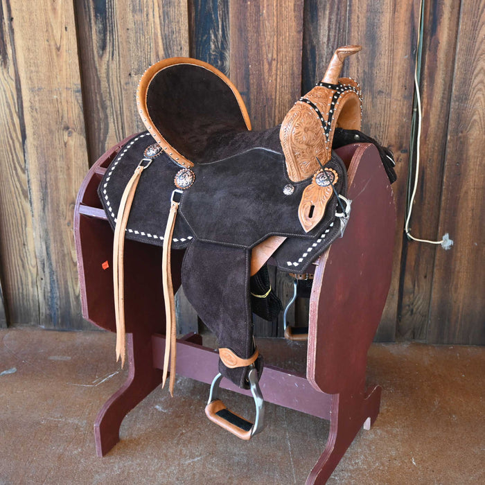 13" SEVEN LIGHTWEIGHT (WOOD TREE) BARREL SADDLE