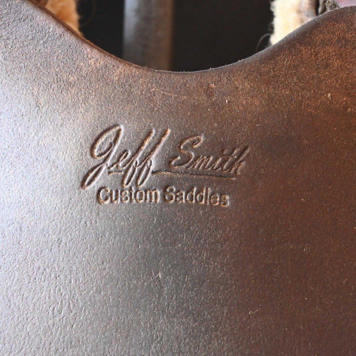 16.5" USED JEFF SMITH BUSTER WELCH CUTTING SADDLE