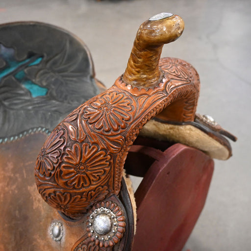 14" USED D.W. BARNES BARREL SADDLE Saddles - Used D.W Barnes