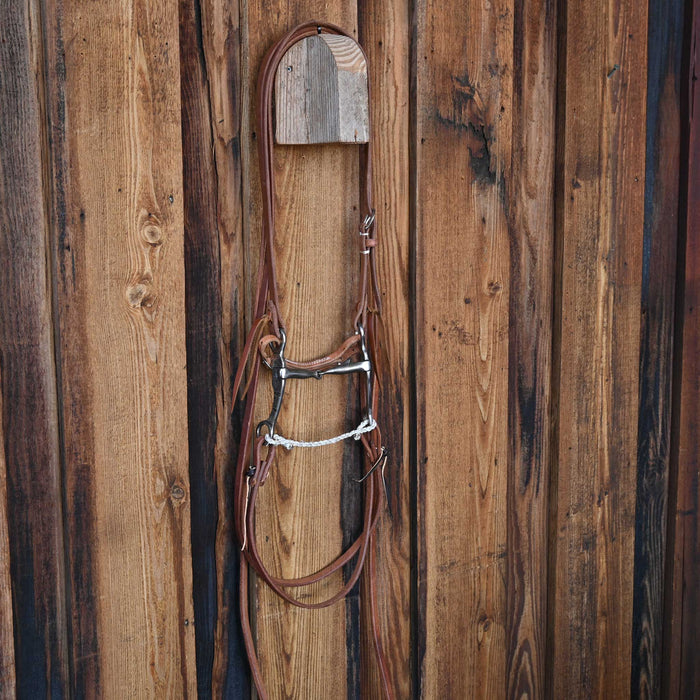 Ricky Trammell Smooth Snaffle Bridle Rig w/All New Leather