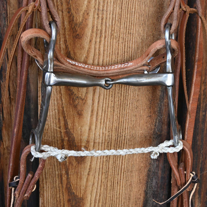 Ricky Trammell Smooth Snaffle Bridle Rig w/All New Leather