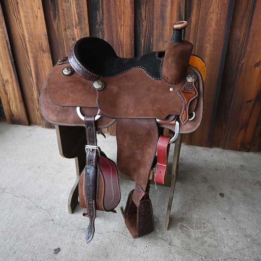 15.5" TESKEY'S PRO TEAM ROPING SADDLE Saddles - New Teskey's Saddlery