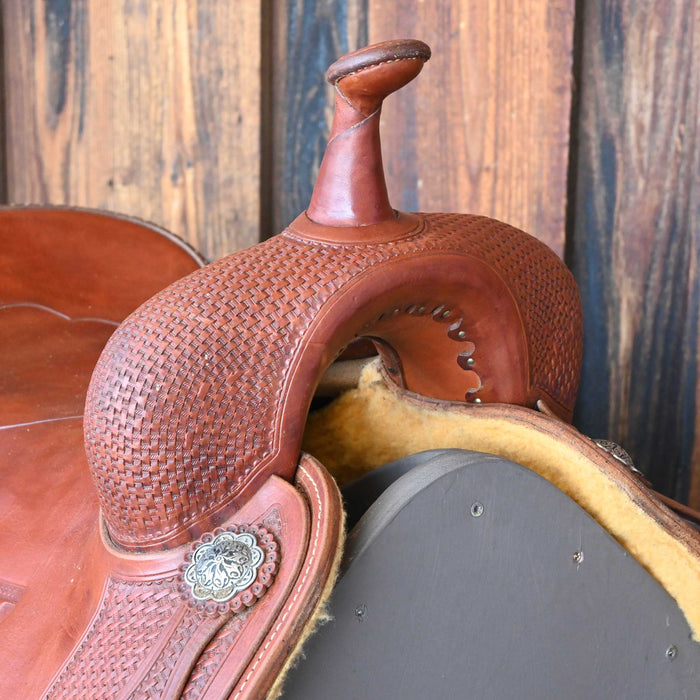 16" USED BOB'S CUSTOM CUTTING SADDLE