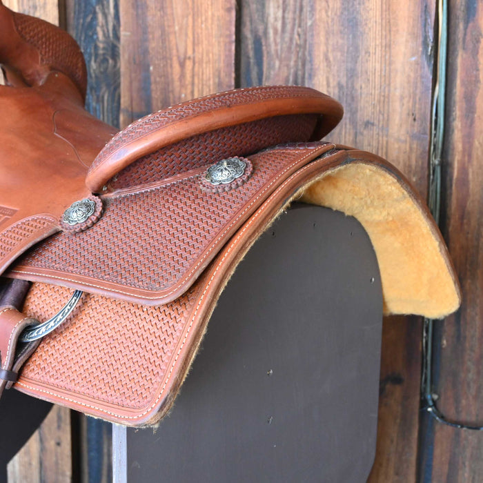 16" USED BOB'S CUSTOM CUTTING SADDLE