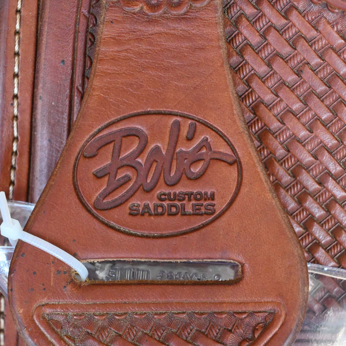 16" USED BOB'S CUSTOM CUTTING SADDLE