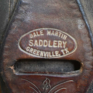 14" USED DALE MARTIN ROPING SADDLE Saddles Dale Martin   