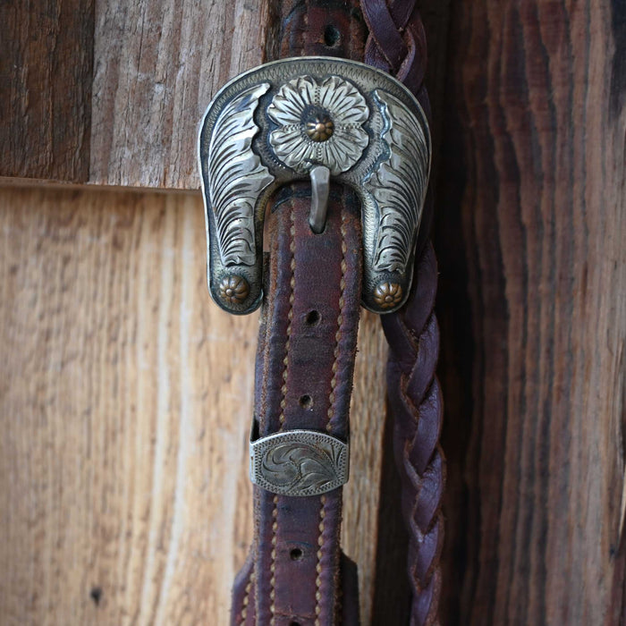 Twisted Wire Snaffle Gag Bridle Rig w/Single Ear Headstall