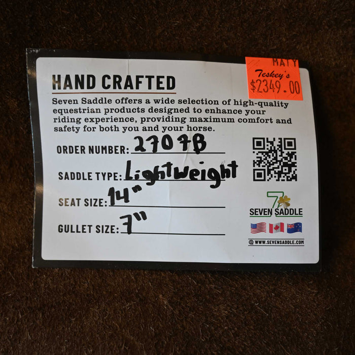 14" SEVEN LIGHTWEIGHT (WOOD TREE) BARREL SADDLE